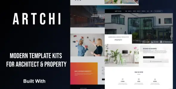 Artchi – Modern Architecture Elementor Template Kit